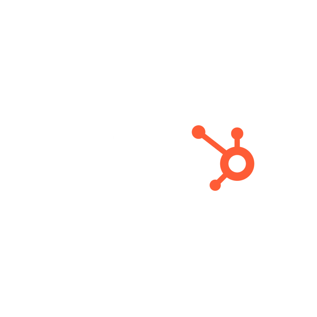 HubSpot logo, illustrating the CRM and engagement platform integrated by Crombie