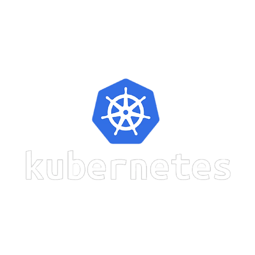 The Kubernetes logo, representing container orchestration for building scalable and resilient cloud-native applications. Crombie, an experienced software development company, utilizes Kubernetes for core and cloud architecture modernization, ensuring maximum uptime and horizontal scalability for complex AI Agents and high-traffic retail and ecommerce platforms.