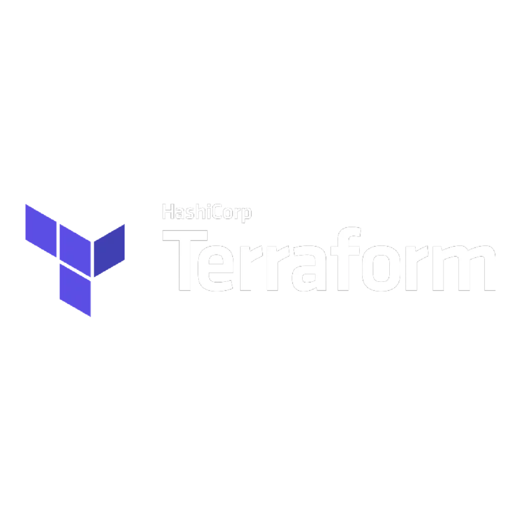 The Terraform logo, representing Infrastructure as Code (IaC) for provisioning and managing cloud resources. Crombie relies on Terraform for repeatable, scalable, and secure deployment of backends and cloud architecture, essential for our AI software development and high-availability fintech platforms.