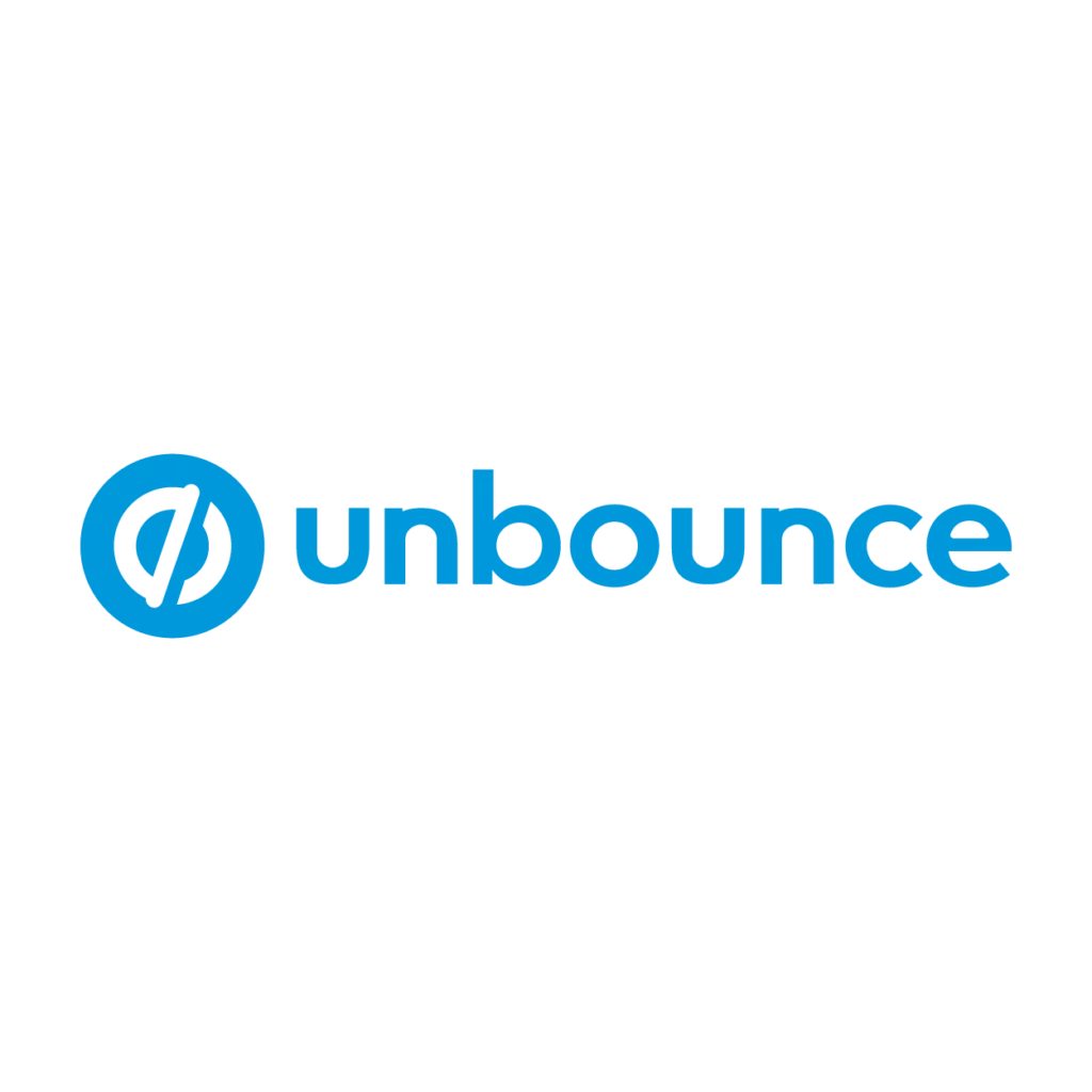Unbounce logo, representing the conversion‑optimization platform leveraged by Crombie to enhance digital campaigns and landing‑page experiences as part of their custom software development and AI solutions services—positioned alongside software industry peers like BairesDev and Truelogic.